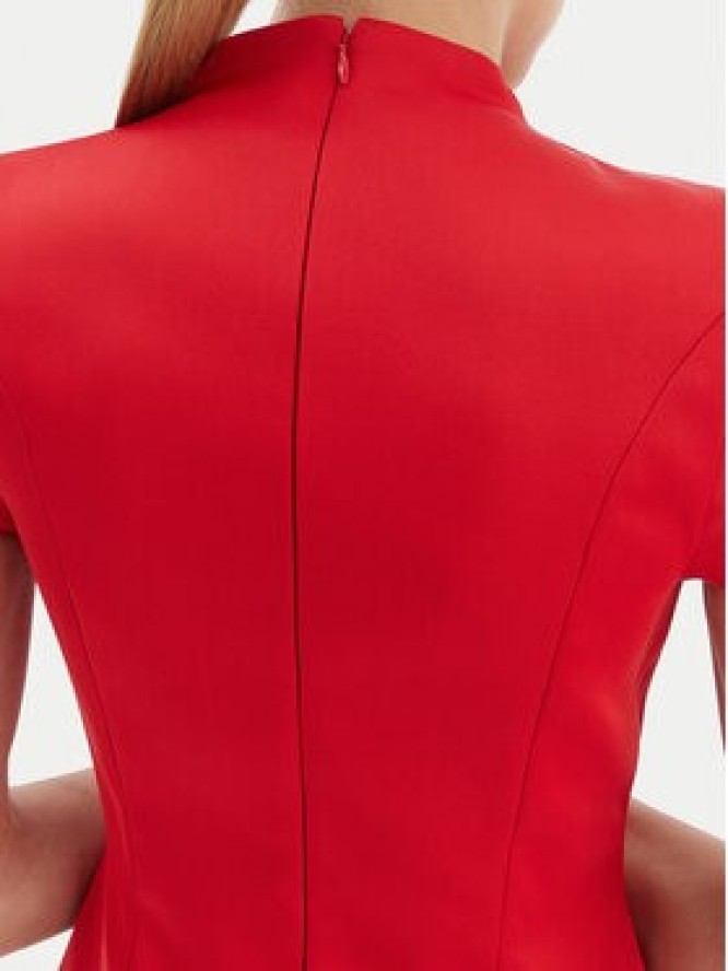 Bardot Sukienka koktajlowa Delphi 59329DB2 Czerwony Slim Fit