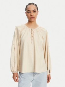 TWINSET Bluzka 251LM2QFF Beżowy Regular Fit
