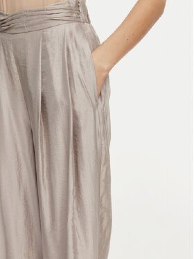 Eleh Spodnie materiałowe SS260269 Szary Wide Leg