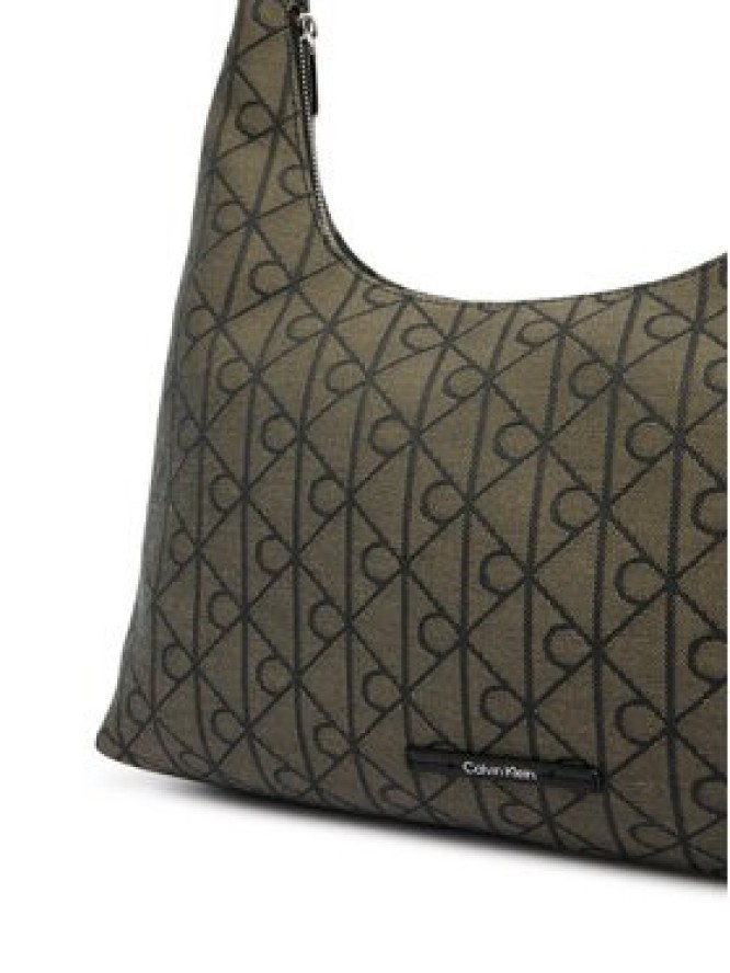 Calvin Klein Torebka Emblem Jacquard LV04F3635G Khaki