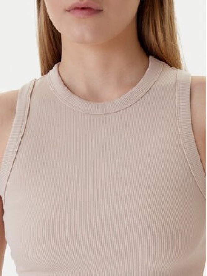 Guess Top V3GP19 K8RT2 Beżowy Slim Fit