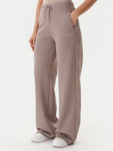 Guess Spodnie dresowe V5BB12 KCX22 Beżowy Wide Leg