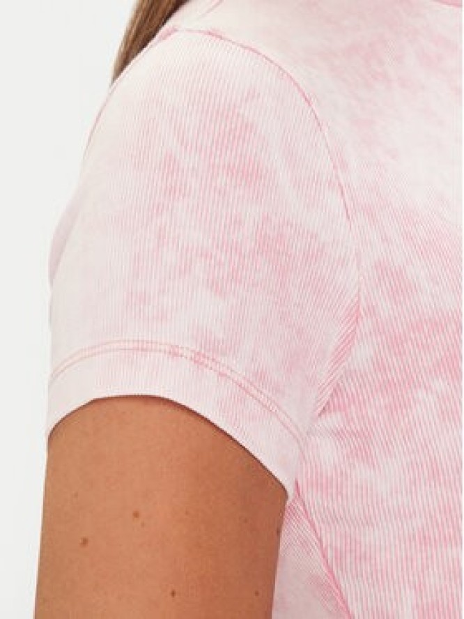 Tommy Jeans T-Shirt DW0DW21531 Różowy Slim Fit