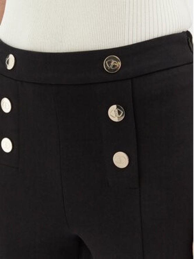 Motivi Spodnie materiałowe P040Q003468N Czarny Flare Fit