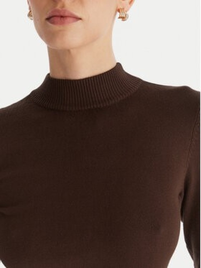 ACCESS FASHION Golf 54-8074 Brązowy Slim Fit