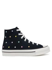 Converse Trampki Chuck Taylor All Star Lift Polka Dots Platform A12608C Czarny