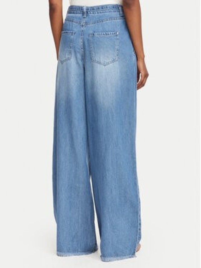 Morgan Jeansy 262-PELIAM Niebieski jasny Wide Leg