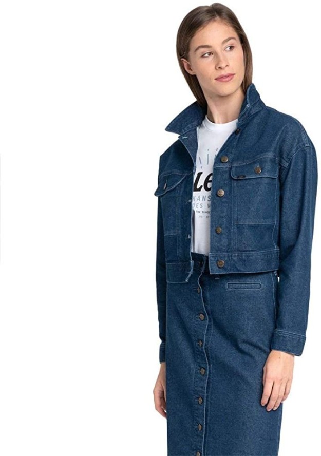 LEE SEASONAL RIDER JACKET KURTKA JEANSOWA DAMSKA DARK WILMA L54HDJGR 112112779