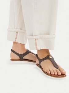 MICHAEL Michael Kors Sandały Val Thong 40R6VAFS1B Brązowy
