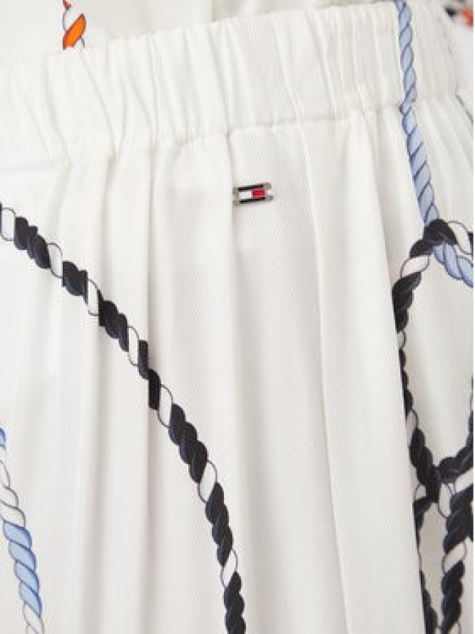 Tommy Hilfiger Spodnie materiałowe WW0WW50976 Kremowy Straight Fit