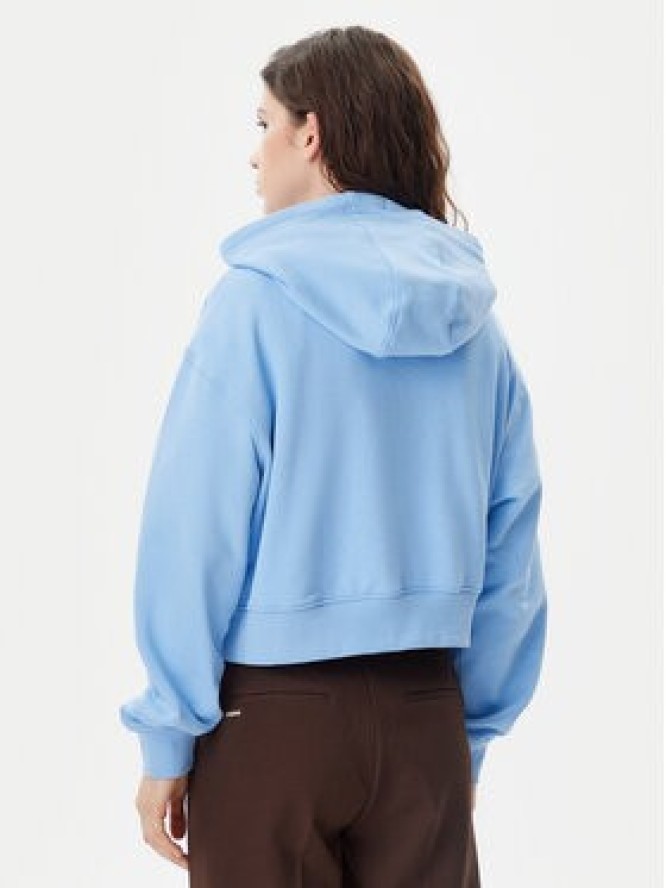 Tommy Jeans Bluza Script DW0DW20306 Niebieski Relaxed Fit