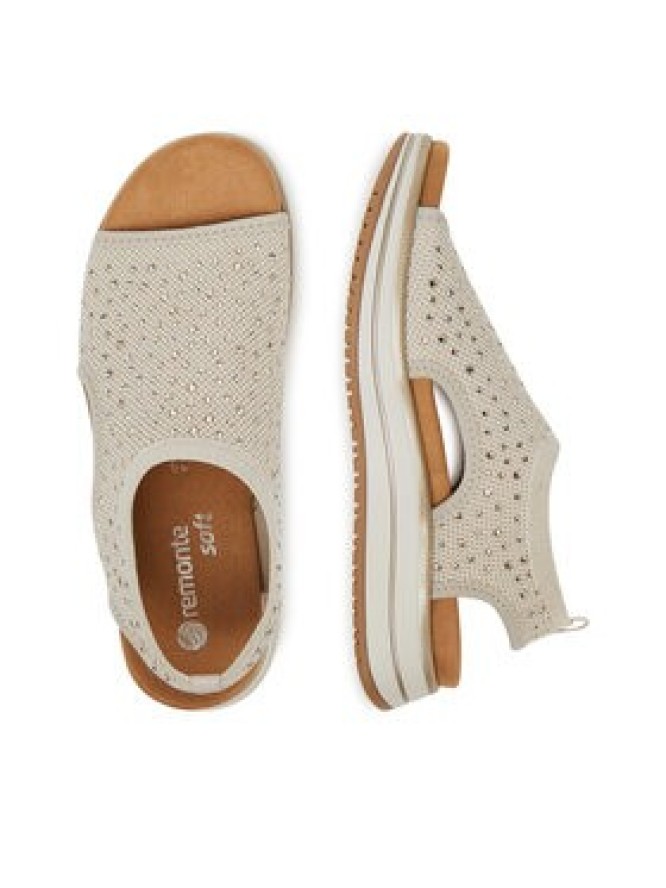 Remonte Sandały D1J55-60 Écru