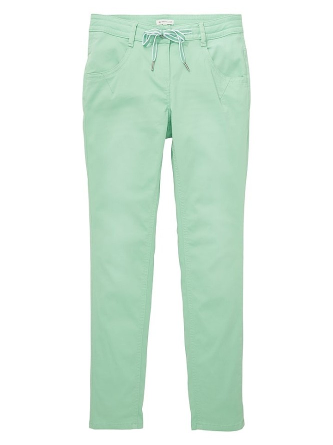 Tom Tailor Spodnie w kolorze zielonym rozmiar: 44/L28