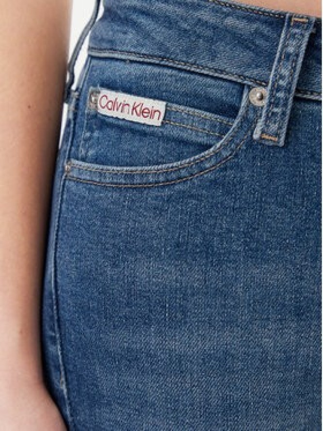 Calvin Klein Jeans Jeansy J20J225121 Granatowy Skinny Fit