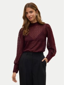 Vero Moda Bluzka Becca 10302894 Fioletowy Regular Fit
