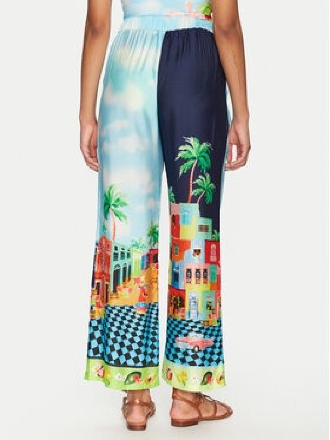 Seafolly Spodnie materiałowe Cuba 55441-PA Kolorowy Relaxed Fit