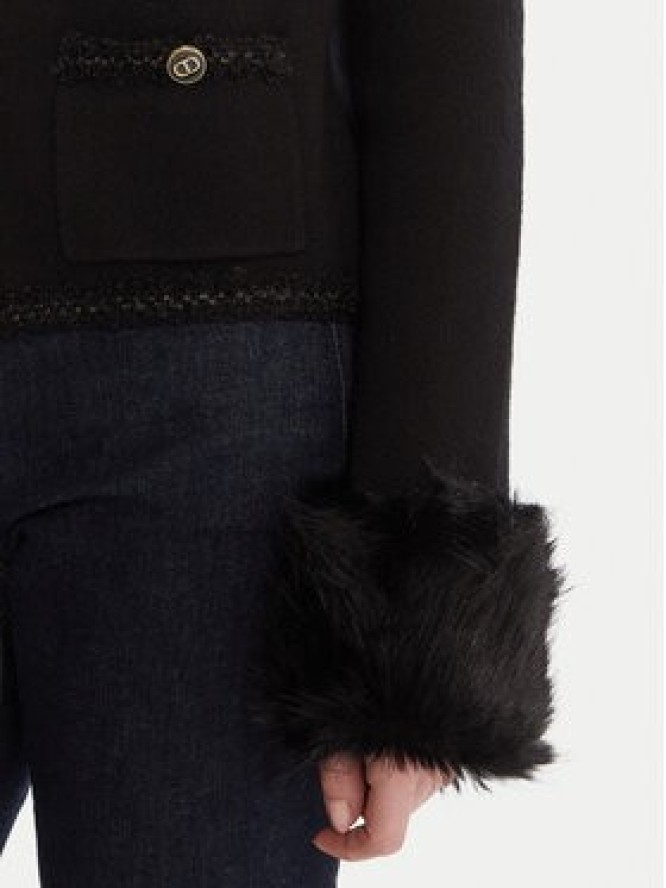 TWINSET Marynarka 252TT3040 Czarny Regular Fit