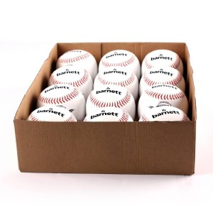 Mecz piłki baseballowe, rozmiar 9", Biały, 1 tuzin LL-1