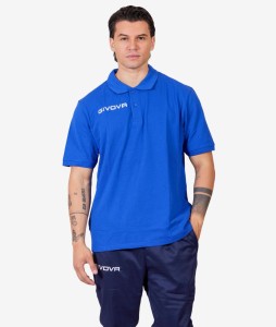 Koszulka polo Givova Polo Cotone Piquet Summer Blue