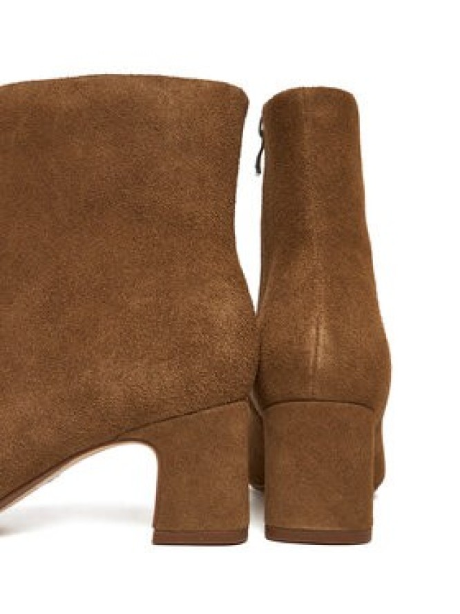 Clarks Botki Fernie Zip 26182938 Brązowy