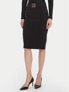 Rinascimento Spódnica ołówkowa CFC0126212003 Czarny Slim Fit