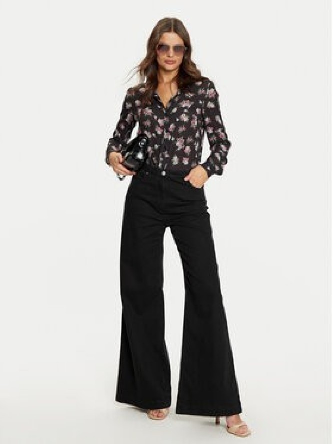 Guess Koszula W4BH56 WGLA2 Czarny Comfort Fit