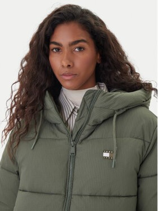 Tommy Jeans Kurtka zimowa DW0DW21625 Zielony Regular Fit