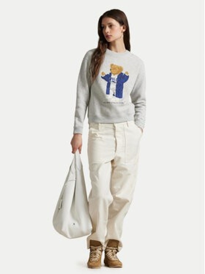 Polo Ralph Lauren Bluza 211972794001 Szary Relaxed Fit