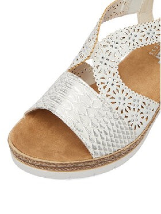 Rieker Sandały CEO-61916-80 Biały