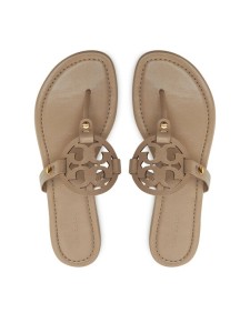 Tory Burch Japonki Miller 151169 Brązowy