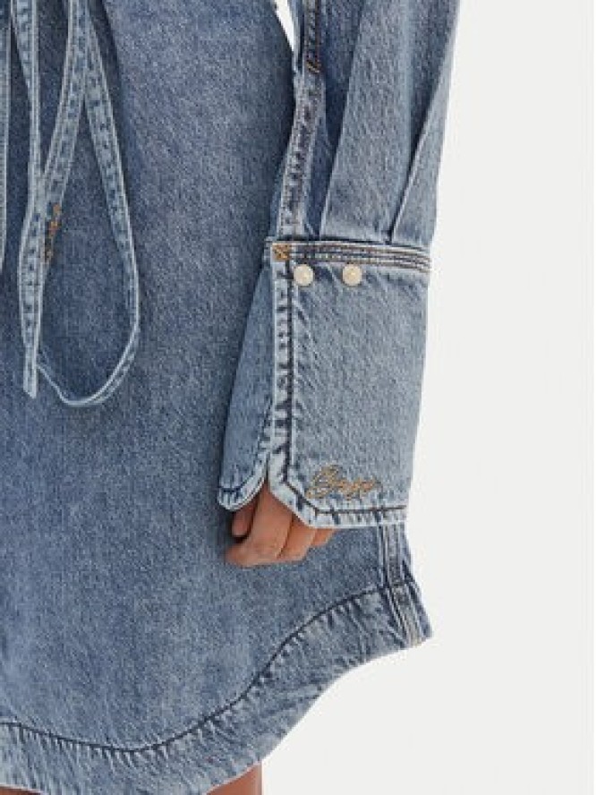 BOSS Sukienka jeansowa 50557046 Niebieski Regular Fit