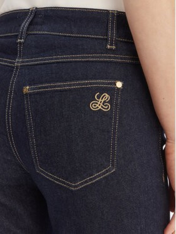 Luisa Spagnoli Jeansy Aggettivo 542845 Granatowy Flare Fit