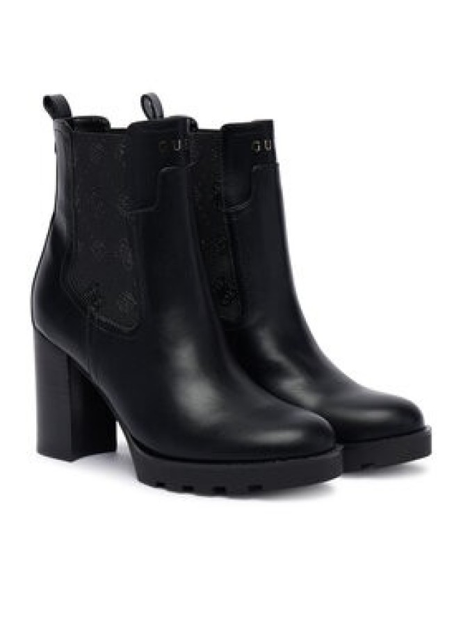 Guess Botki FLFNLL ELE10 Czarny