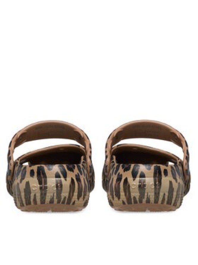 Crocs Baleriny Classic Animal Ballet 212478 Brązowy