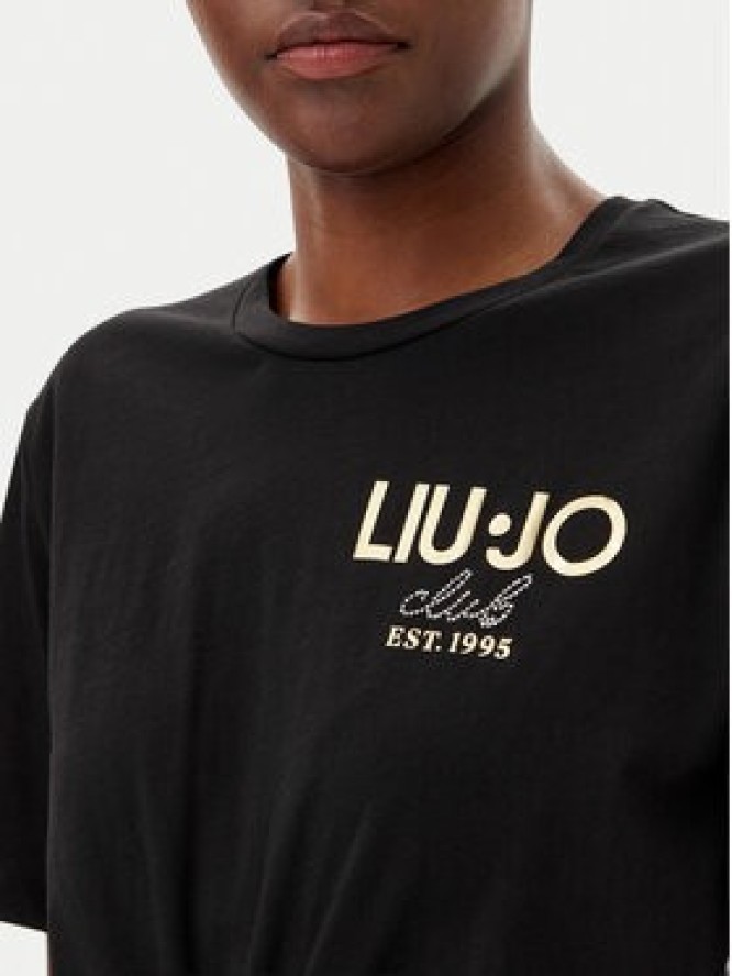Liu Jo T-Shirt WA5139 JS923 Czarny Regular Fit