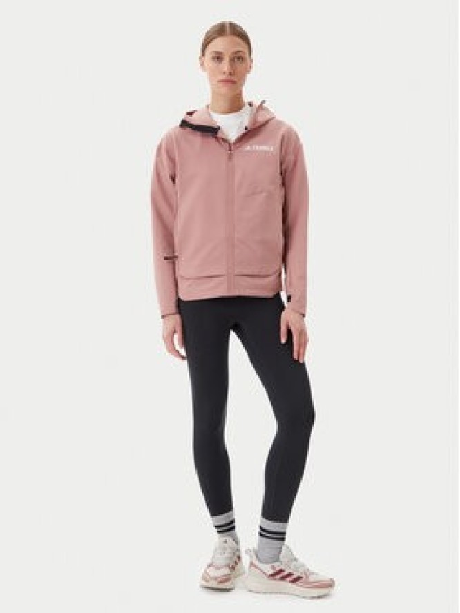 adidas Kurtka softshell Terrex Multi JC6861 Różowy Regular Fit