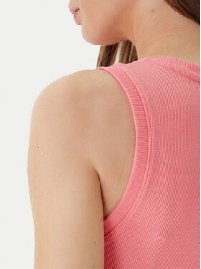 Tommy Jeans Top Essential DW0DW20673 Różowy Slim Fit