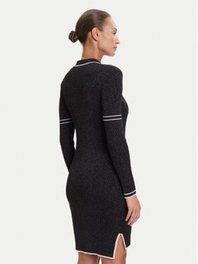 Liu Jo Sport Sukienka dzianinowa TF5028 MS49I Czarny Regular Fit