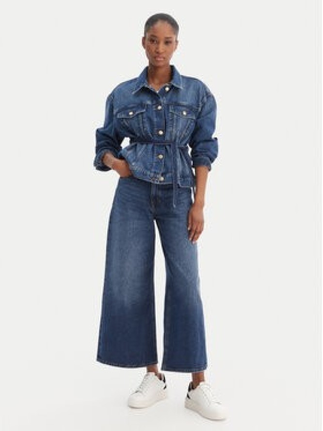 HUGO Kurtka jeansowa Gizzie 50553184 Niebieski Regular Fit