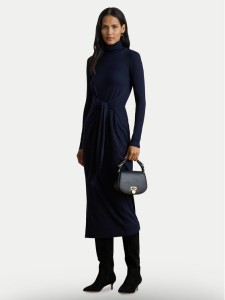 LAUREN RALPH LAUREN Sukienka dzianinowa 200980028001 Granatowy Slim Fit