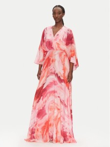 ACCESS FASHION Sukienka wieczorowa 53-3410-0025 Różowy Regular Fit