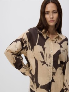 Wzorzysta koszula - wielobarwny