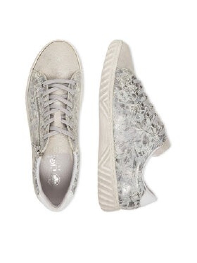 Rieker Sneakersy N0900-90 Srebrny