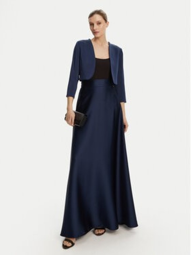 Rinascimento Spódnica maxi CFC0122686003 Granatowy Regular Fit
