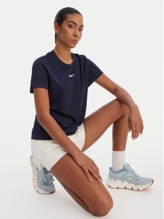 Reebok T-Shirt Essential RK25608CCW Granatowy Regular Fit