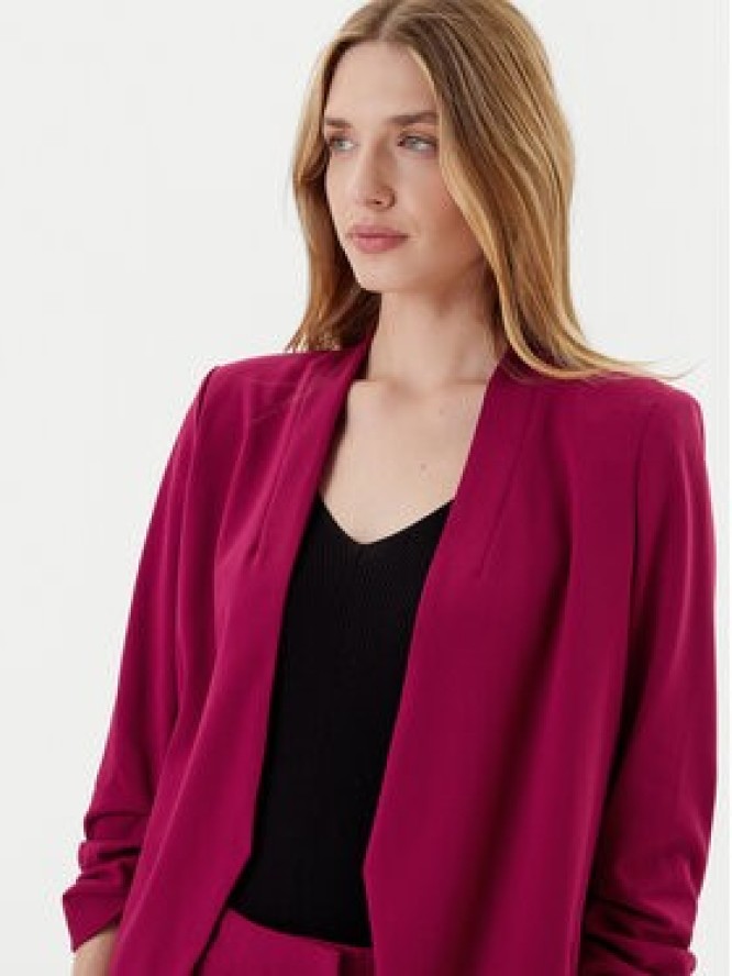 DKNY Marynarka P9RCAAWI Bordowy Regular Fit