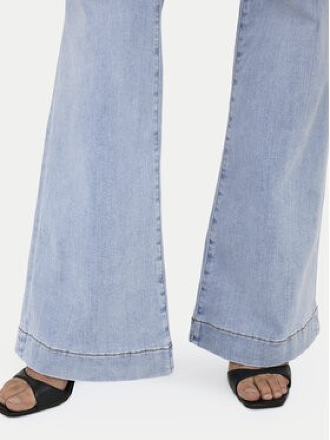 ONLY Jeansy Onlblush 15358364 Niebieski jasny Flare Fit