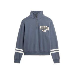 Bluza z zamkiem i naszywką dla kobiet Superdry Athletic Essentials
