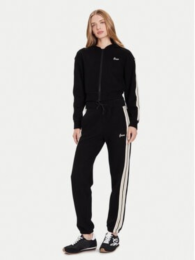 Guess Bluza V5BQ17 KCX52 Czarny Regular Fit