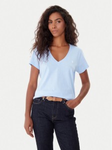 Polo Ralph Lauren T-Shirt 211902403011 Niebieski Regular Fit